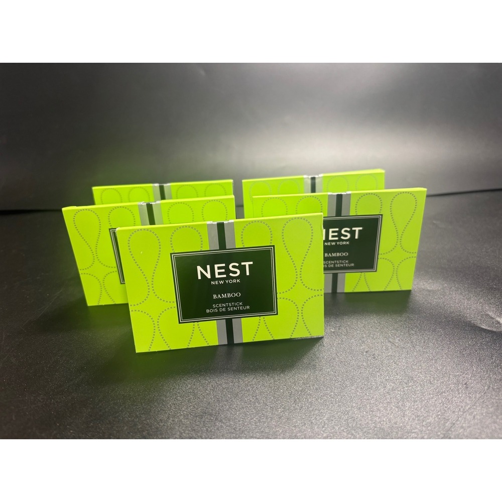 5 X NEST New York Bamboo ScentStick Home Fragrance Sealed